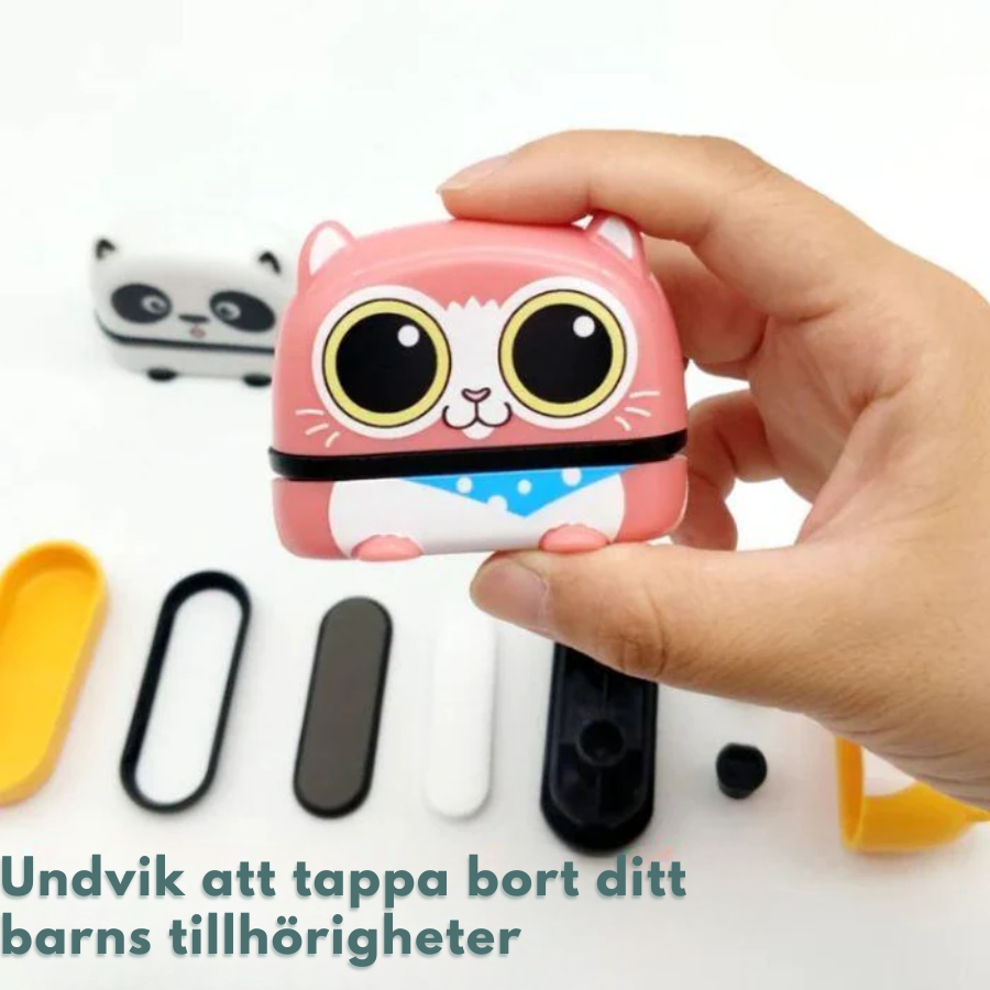 Namnstämpeln - Ett enkelt sätt att hålla ordning på barnens tillhörigheter.